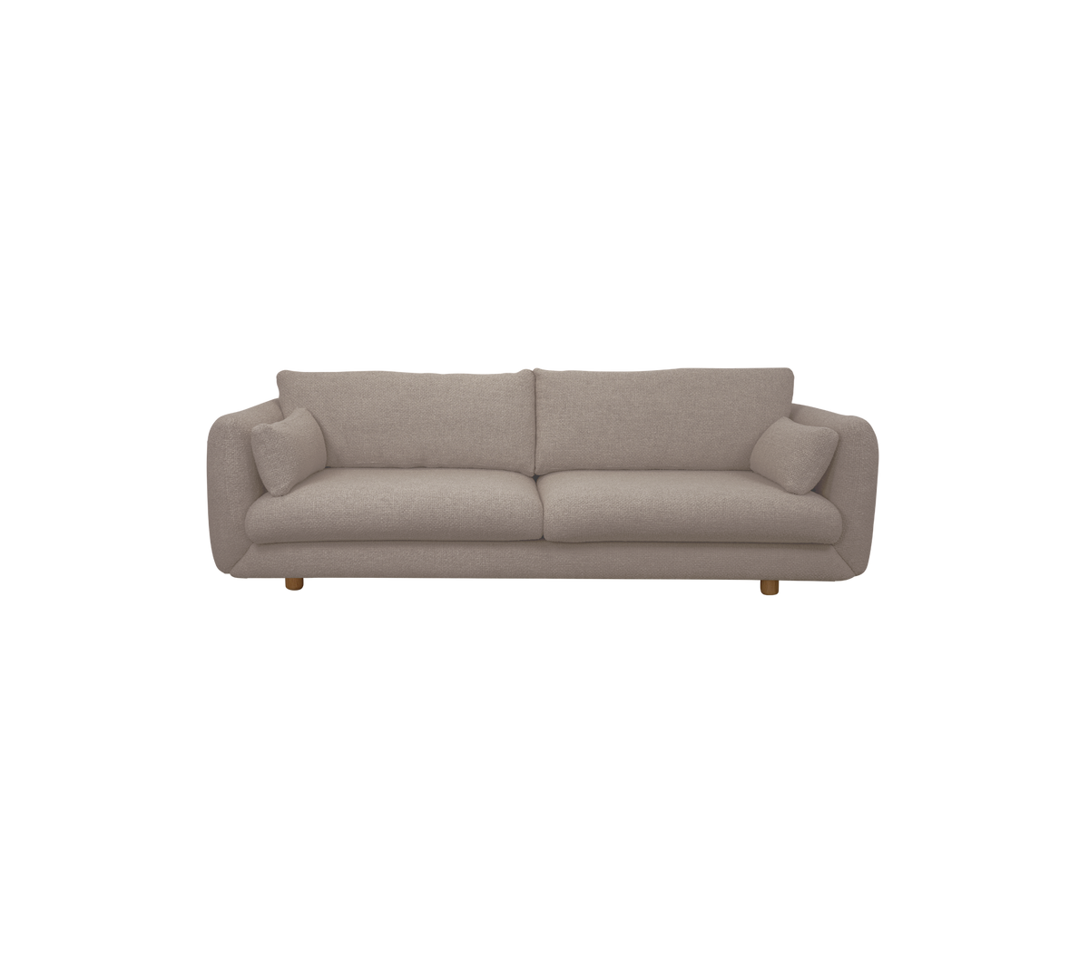 Cane-line Bloom 3-seter sofa m/teakbein, 250 cm