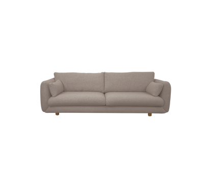 Cane-line Bloom 3-seter sofa m/teakbein, 250 cm