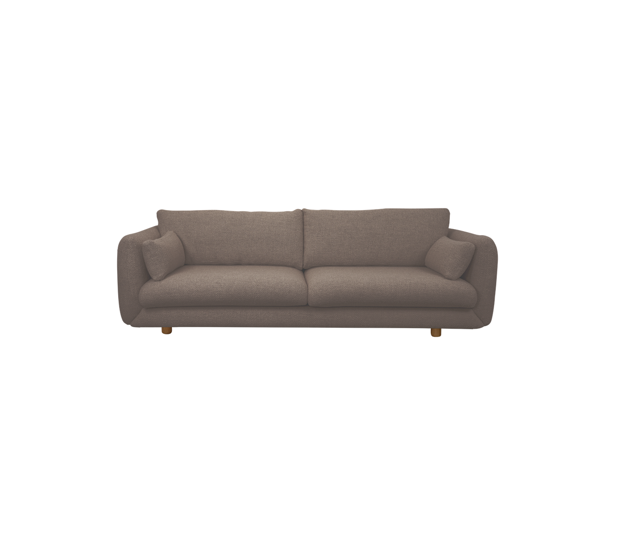Cane-line Bloom 3-seter sofa m/teakbein, 250 cm