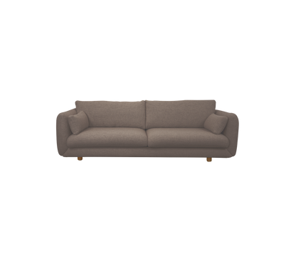 Cane-line Bloom 3-seter sofa m/teakbein, 250 cm