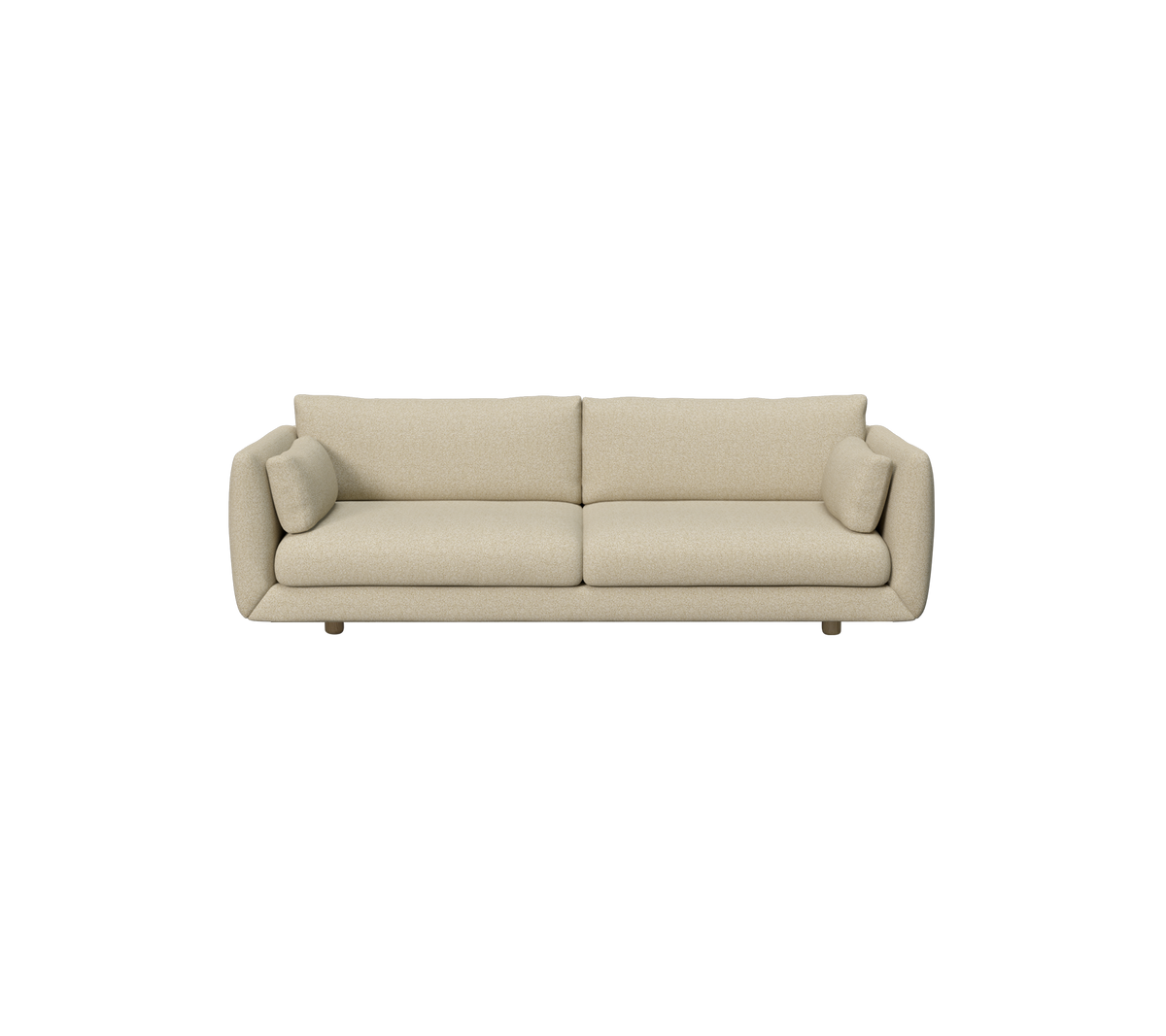 Cane-line Bloom 3-seter sofa m/teakbein, 250 cm