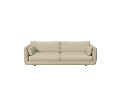 Cane-line Bloom 3-seter sofa m/teakbein, 250 cm