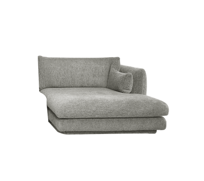 Cane-line Bloom sjeselongmodul venstre m/sokkel, 124×170 cm – Light grey, Essence