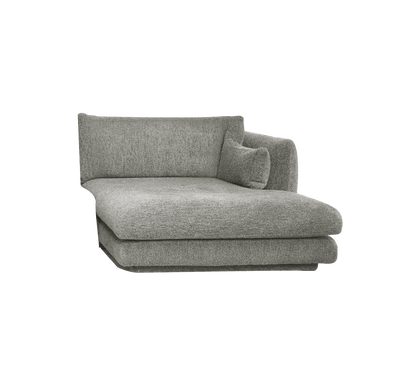 Cane-line Bloom sjeselongmodul venstre m/sokkel, 124×170 cm – Grey, Essence