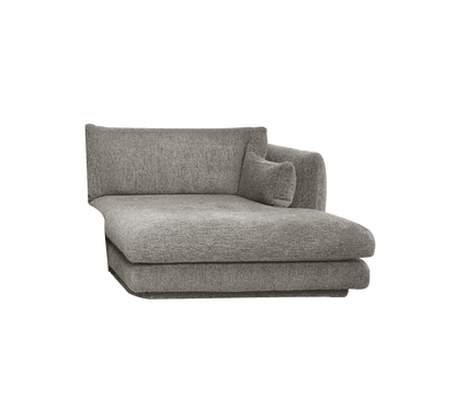 Cane-line Bloom sjeselongmodul venstre m/sokkel, 124×170 cm – Light brown, Essence