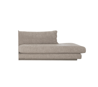 Cane-line Bloom open end-modul venstre m/sokkel, 158 cm