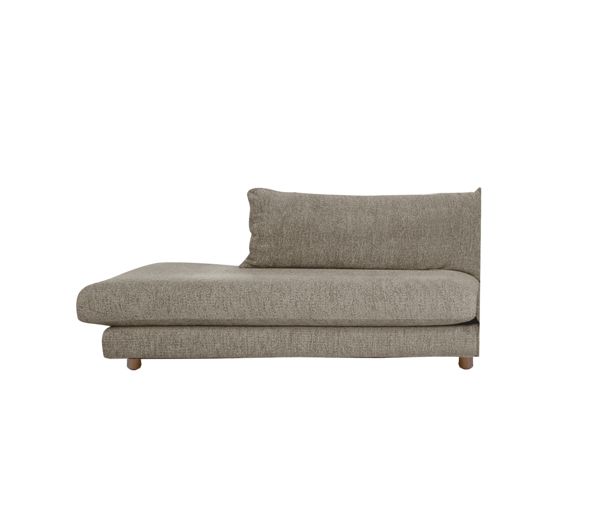 Cane-line Bloom open end-modul høyre m/teakbein, 158 cm