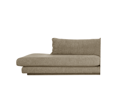 Cane-line Bloom open end-modul høyre m/sokkel, 158 cm