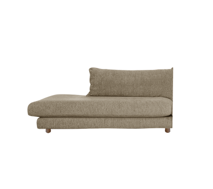 Cane-line Bloom open end-modul høyre m/teakbein, 158 cm