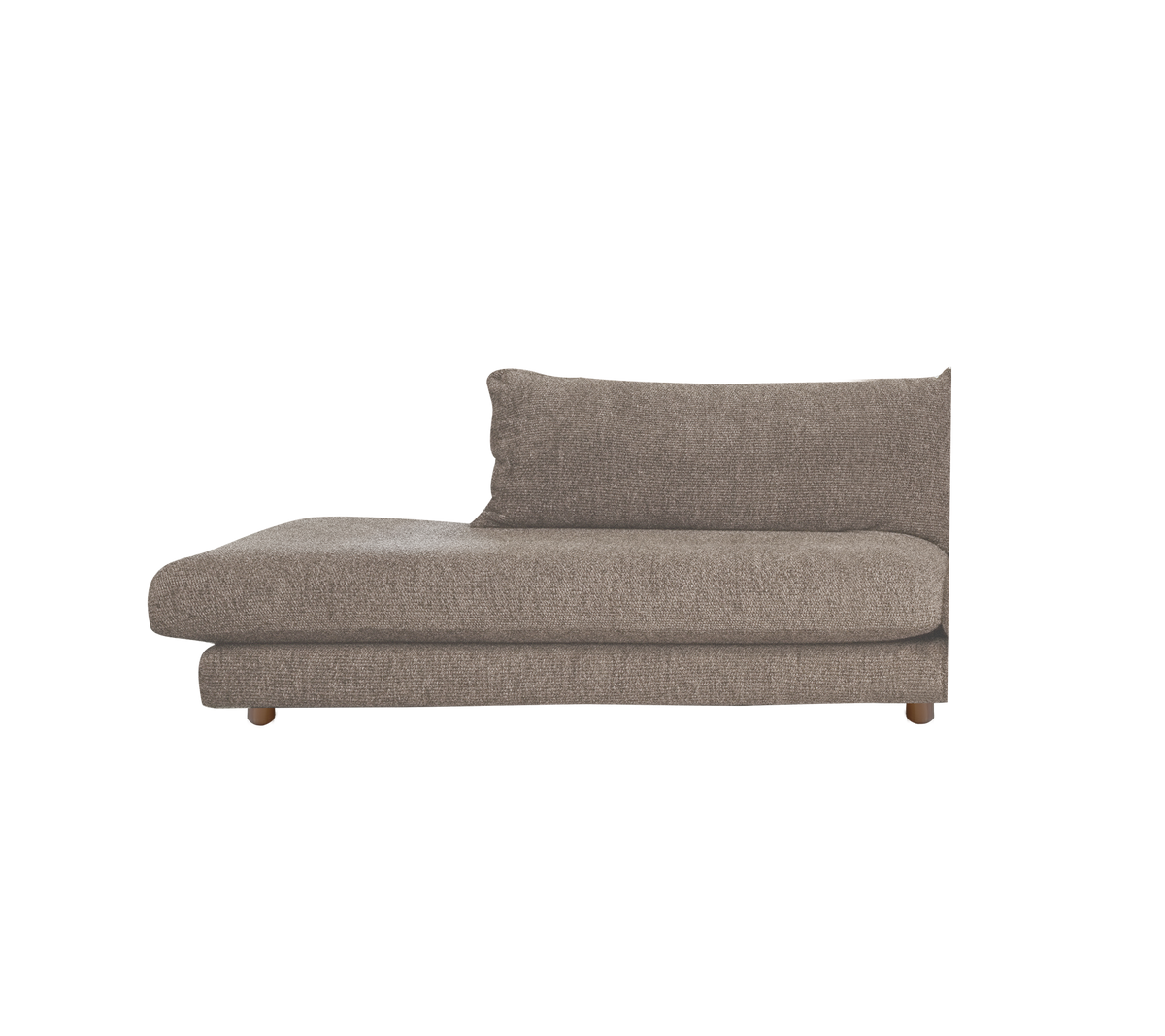 Cane-line Bloom open end-modul høyre m/teakbein, 158 cm