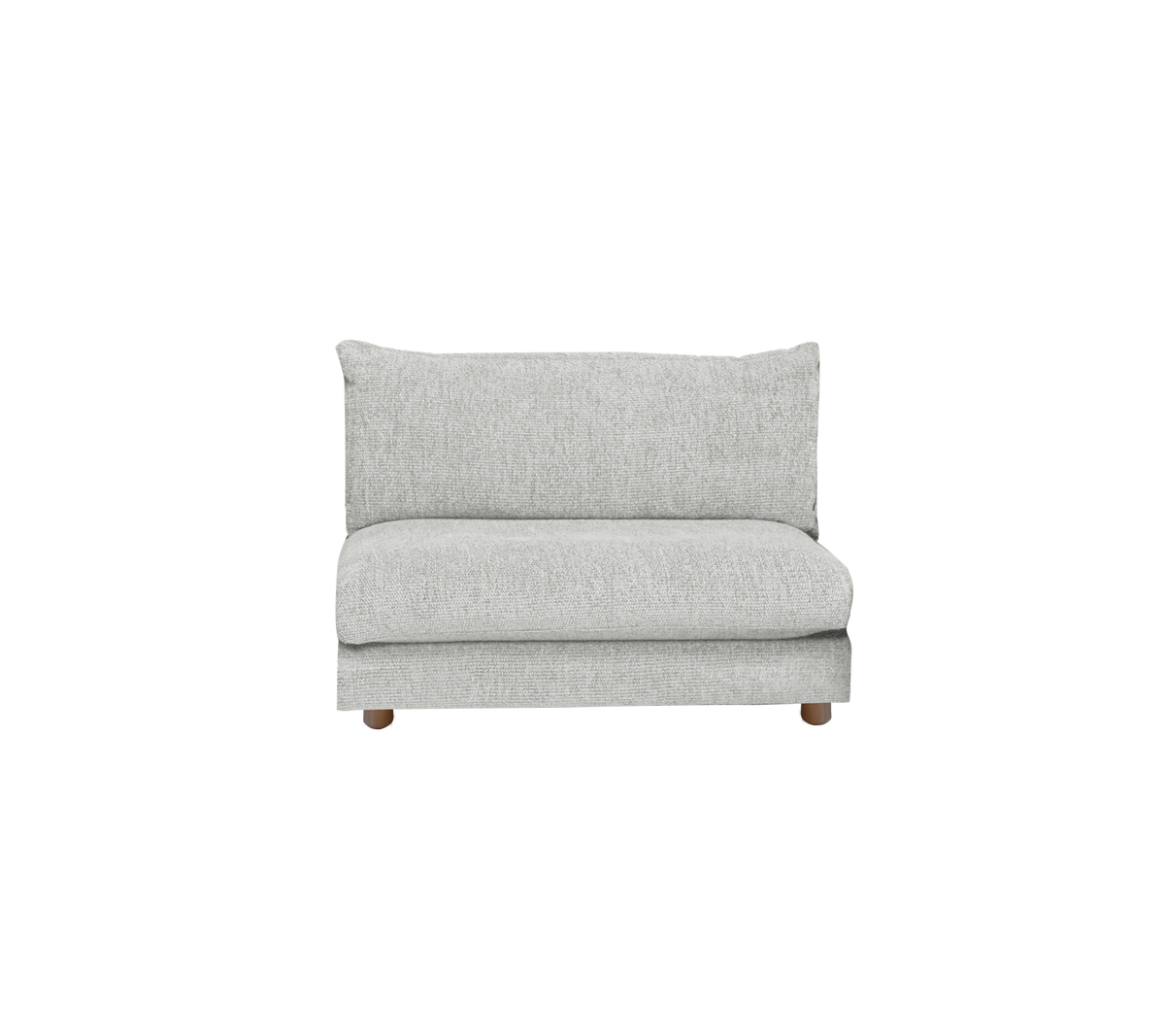 Cane-line Bloom enkeltmodul m/teakbein, 105 cm – Light grey, Ambience
