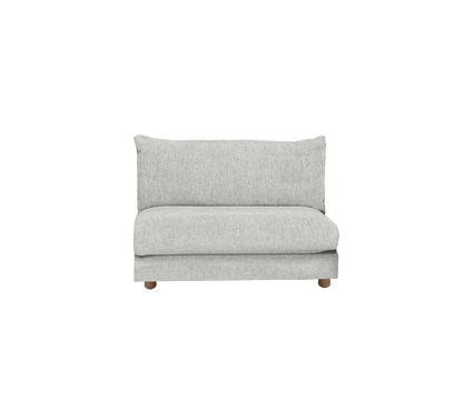 Cane-line Bloom enkeltmodul m/teakbein, 105 cm – Light grey, Ambience