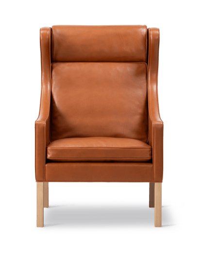 Fredericia Mogensen Wing Chair lenestol. Velg tekstil og treverk.