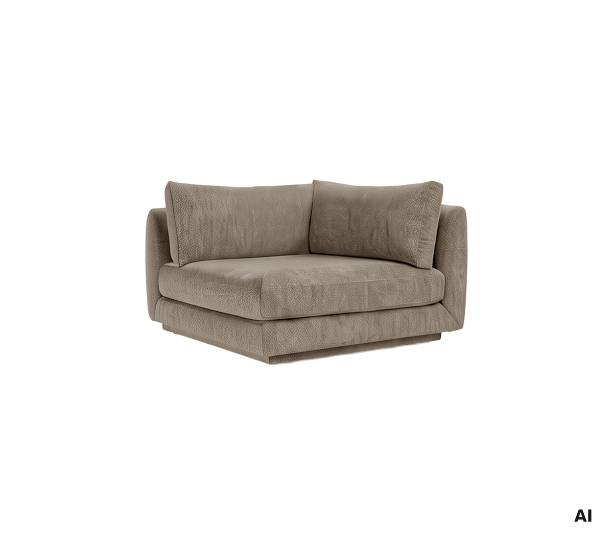 Cane-line Bloom hjørnemodul – Light brown, Lola