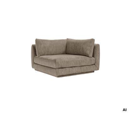 Cane-line Bloom hjørnemodul – Light brown, Lola