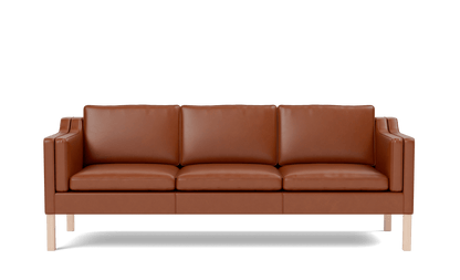 Fredericia Mogensen 2213 Sofa 221 cm, 3-seter. Velg tekstil og treverk.