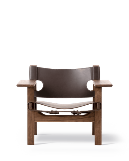 Fredericia The Spanish Chair lenestol. Velg skinn og treverk.