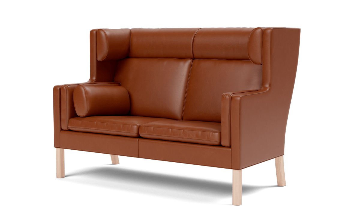 Fredericia Mogensen Coupé Sofaen 154 cm, 2-seter. Velg tekstil og treverk