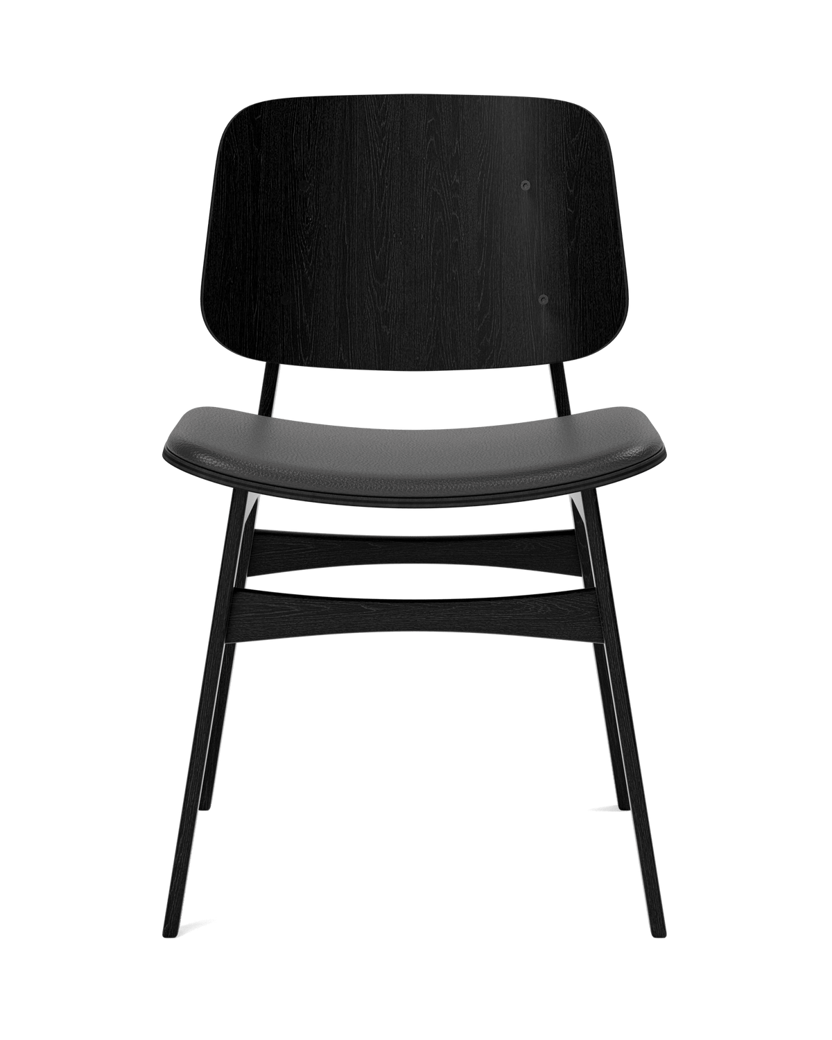 Fredericia Søborg Wood base Chair setepolstret. Velg tekstil og treverk