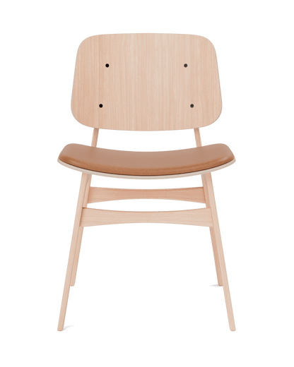 Fredericia Søborg Wood base Chair setepolstret. Velg tekstil og treverk.