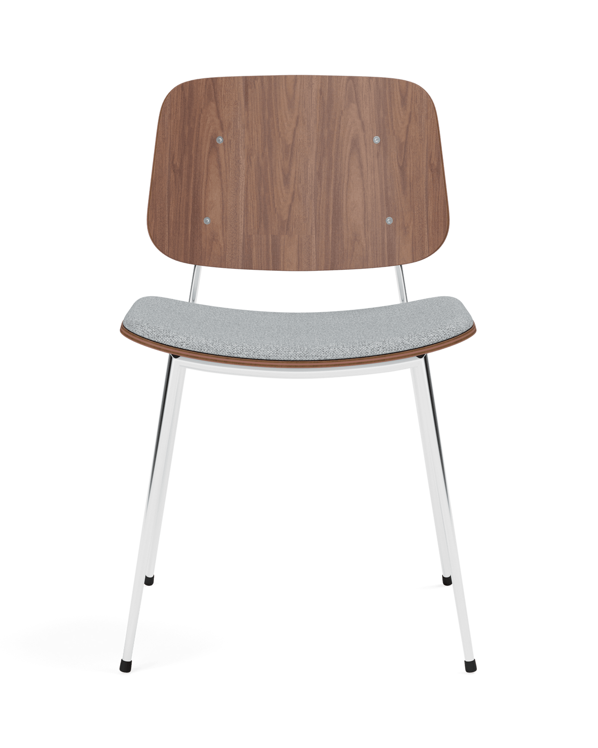 Fredericia Søborg Metal base Chair setepolstret. Velg tekstil og treverk.
