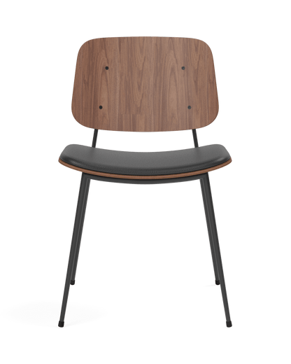 Fredericia Søborg Metal base Chair setepolstret. Velg tekstil og treverk.