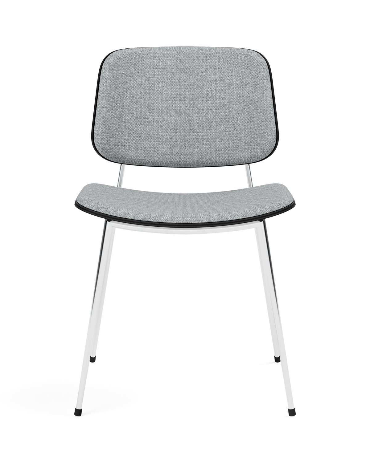 Fredericia Søborg Metal base Chair forsidepolstret. Velg tekstil og treverk.