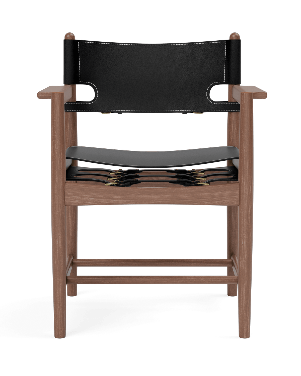 Fredericia The Spanish Dining Chair armstol. Velg skinn og treverk.