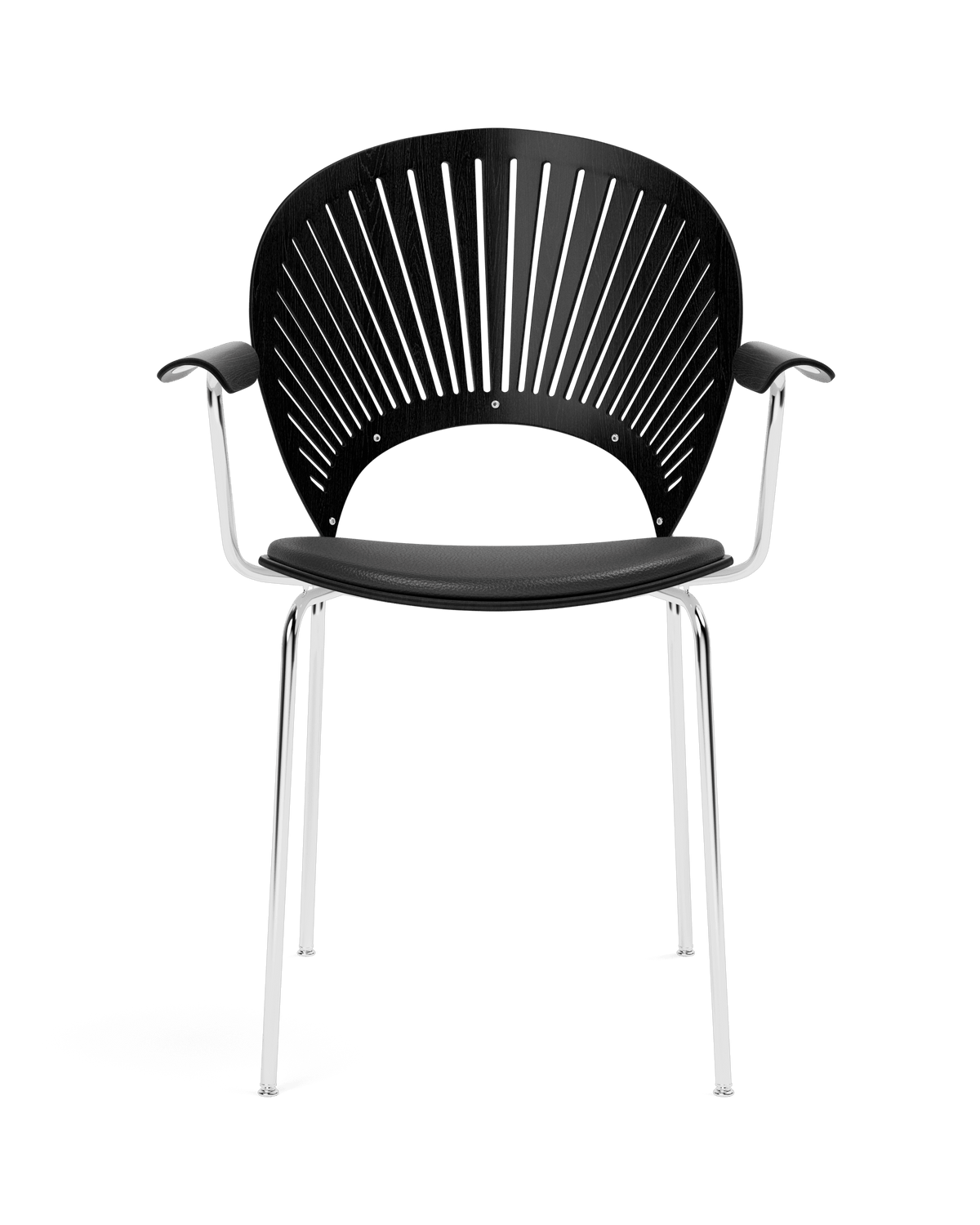 Fredericia Trinidad Armchair setepolstret – Valnøtt lakk. Velg tekstil