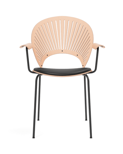 Fredericia Trinidad Armchair setepolstret – Bøk lakk / bøk farget lakk. Velg tekstil.