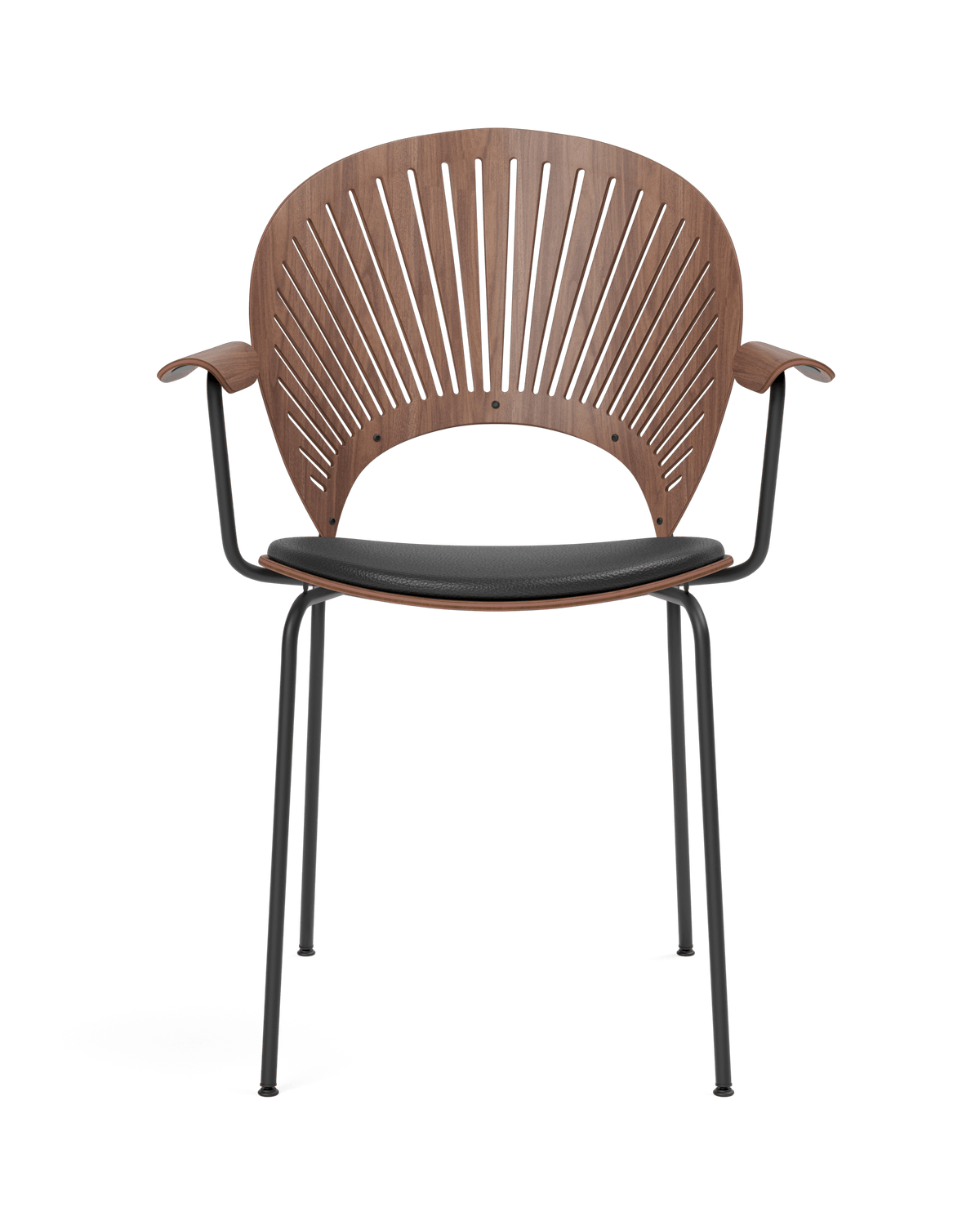 Fredericia Trinidad Armchair setepolstret – Bøk lakk / bøk farget lakk. Velg tekstil