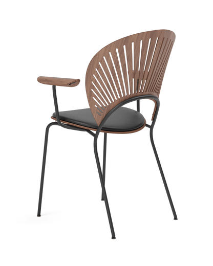 Fredericia Trinidad Armchair setepolstret – Sort ask. Velg tekstil