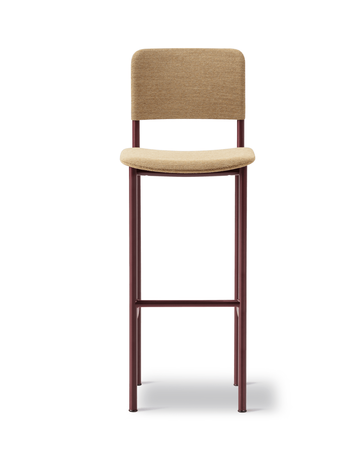 Fredericia Plan Barstool fullpolstret. Velg tekstil og understell.