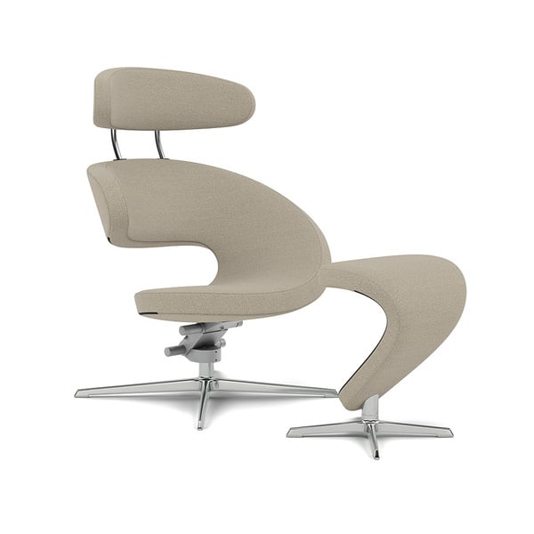 Varier Peel™ loungestol med fotskammel i Hallingdal 65