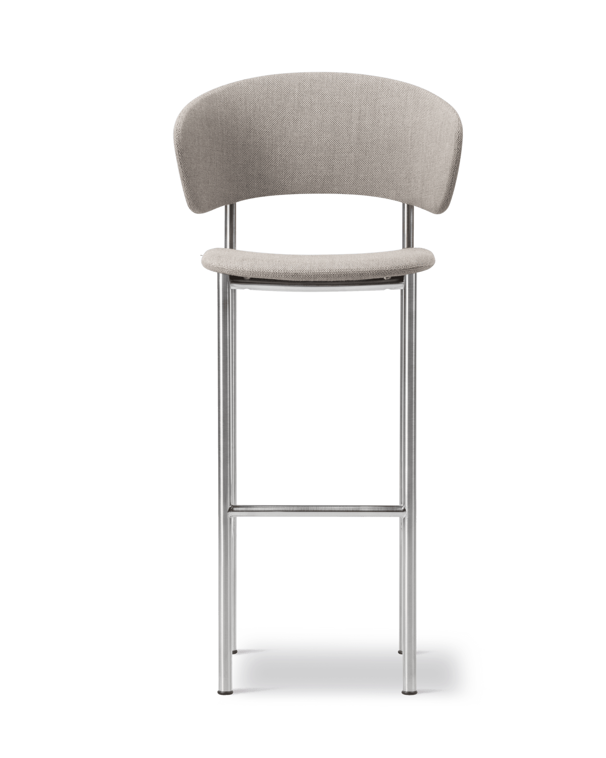 Fredericia Plan Arm Barstool fullpolstret. Velg tekstil og understell.