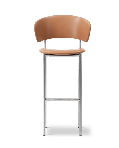 Fredericia Plan Arm Barstool fullpolstret. Velg tekstil og understell.