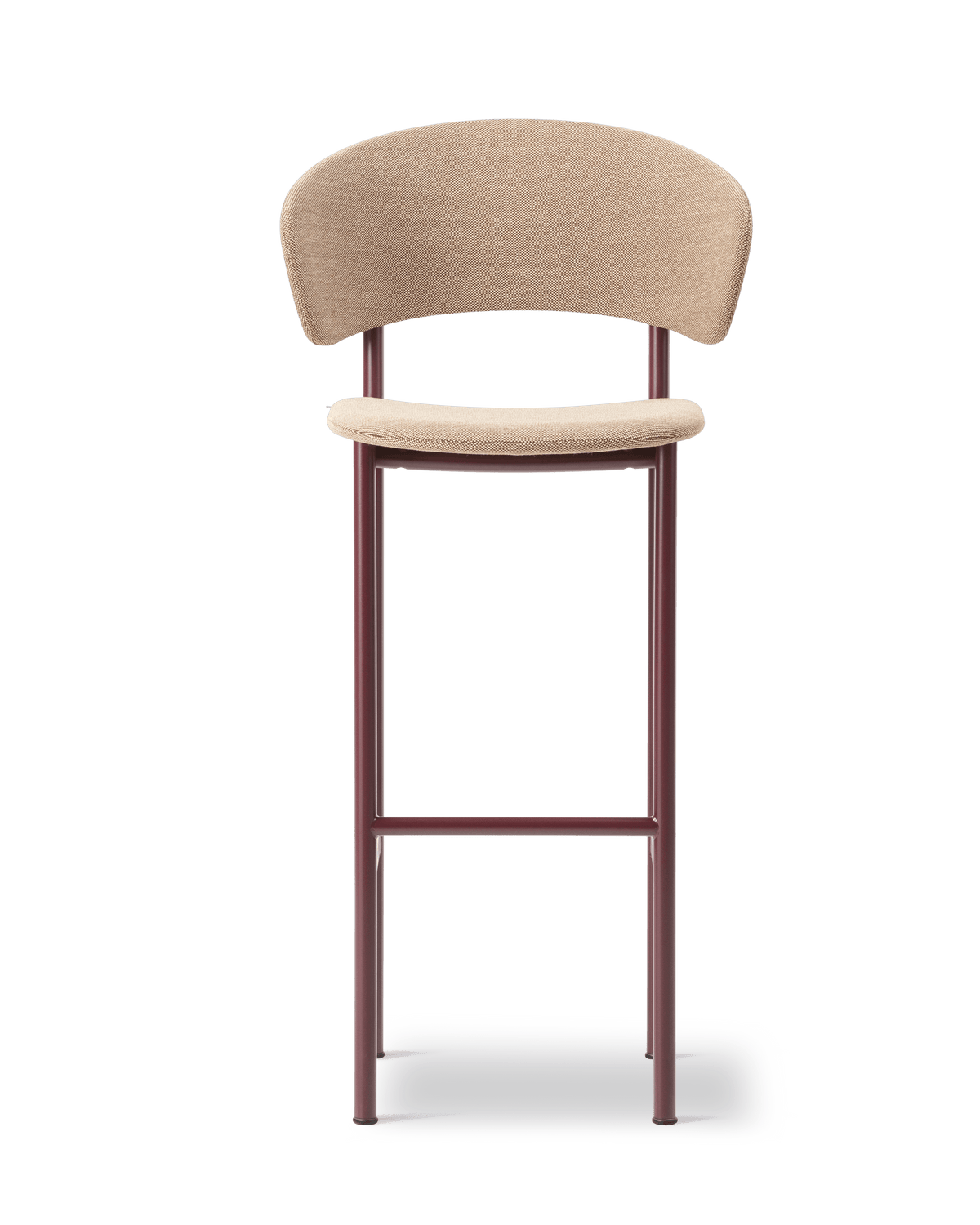 Fredericia Plan Arm Barstool fullpolstret. Velg tekstil og understell.
