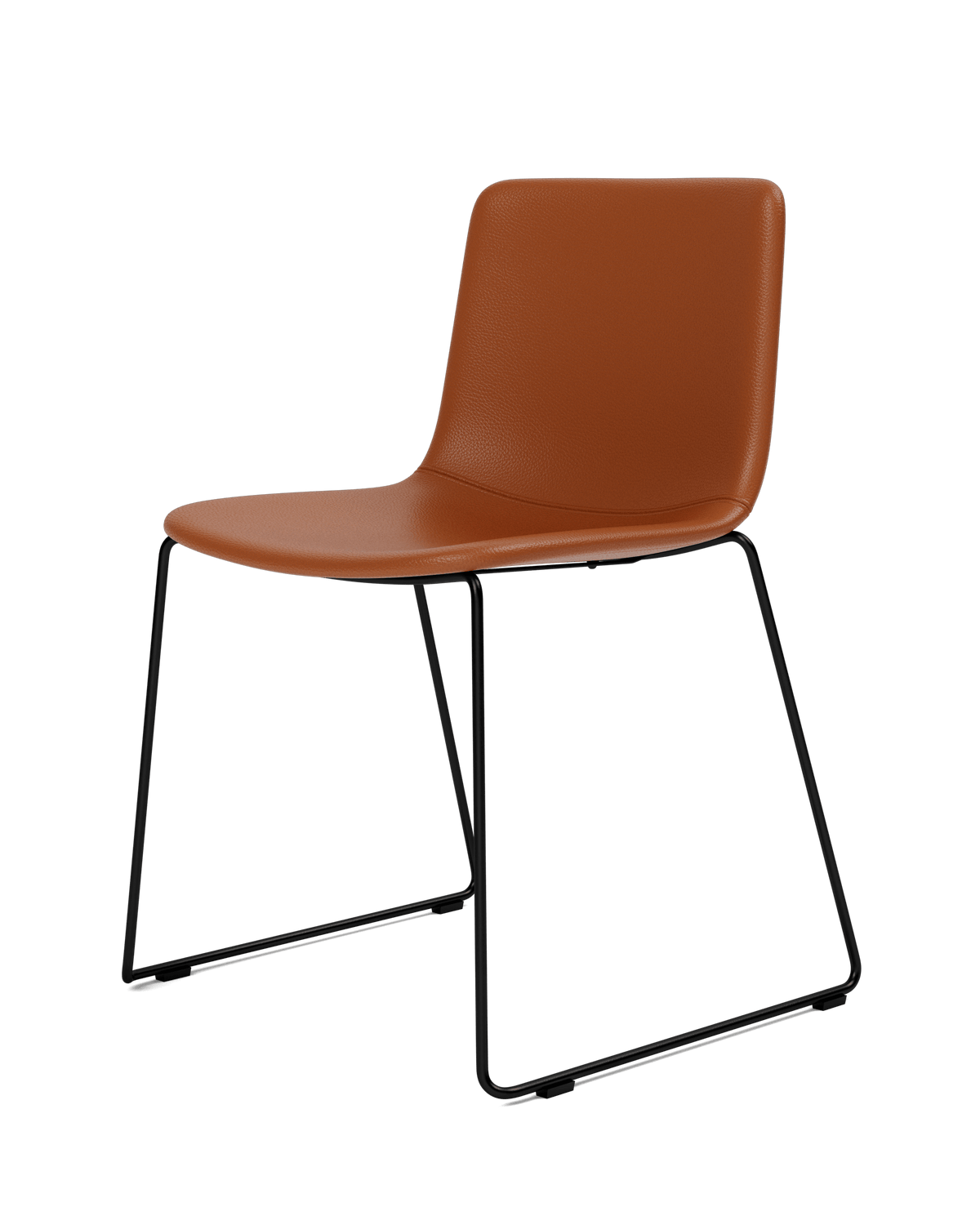 Fredericia Pato Sledge Chair fullpolstret. Velg tekstil