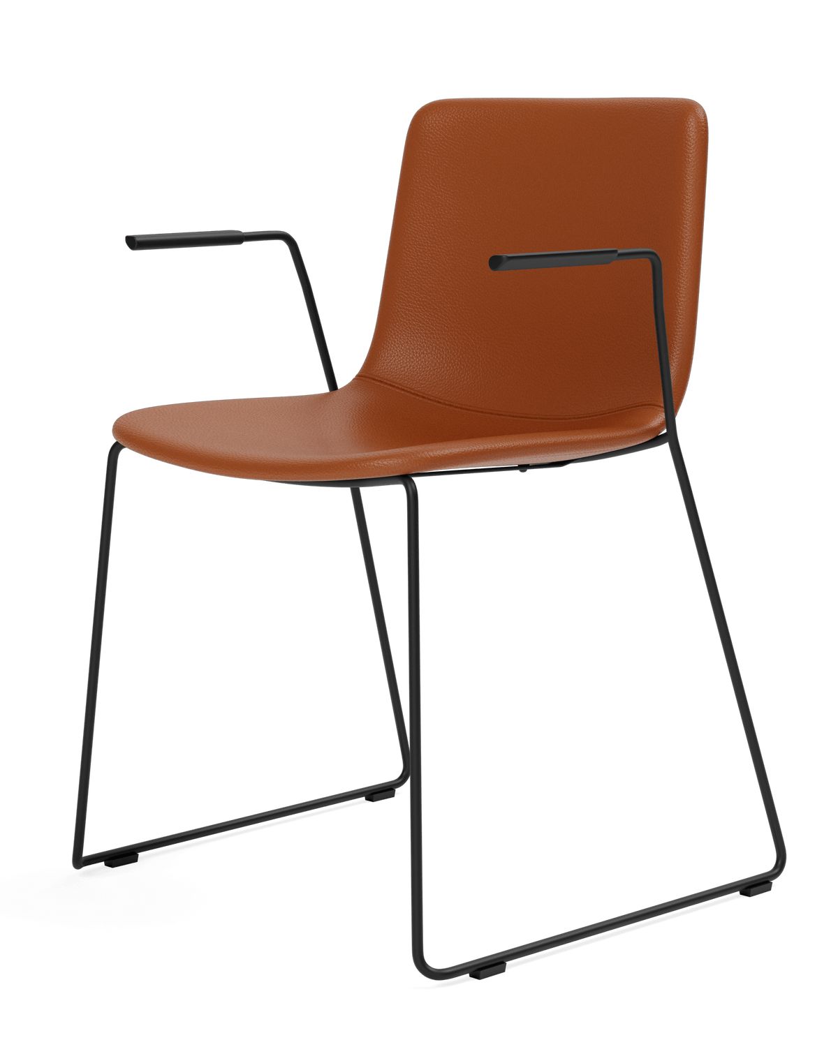 Fredericia Pato Sledge Armchair fullpolstret. Velg tekstil