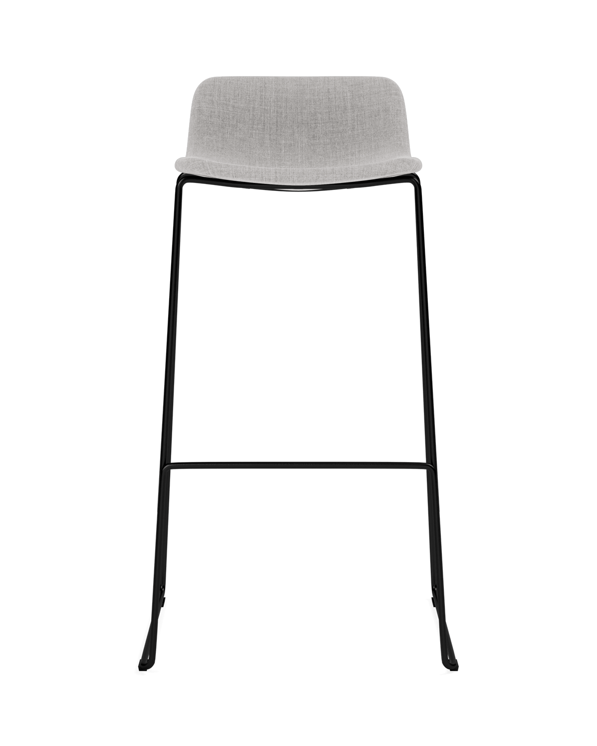 Fredericia Pato Sledge Stool fullpolstret. Velg tekstil.