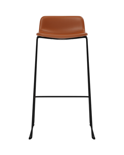 Fredericia Pato Sledge Stool fullpolstret. Velg tekstil