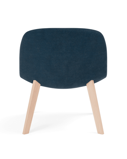 Fredericia Eyes Lounge Wood Armchair trestell. Velg tekstil og treverk