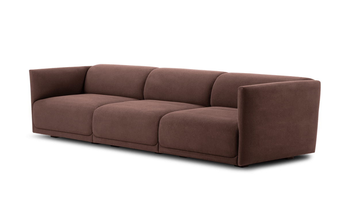 Fredericia Nami Sofa konfigurasjon B, 288 × 98 cm. Velg tekstil