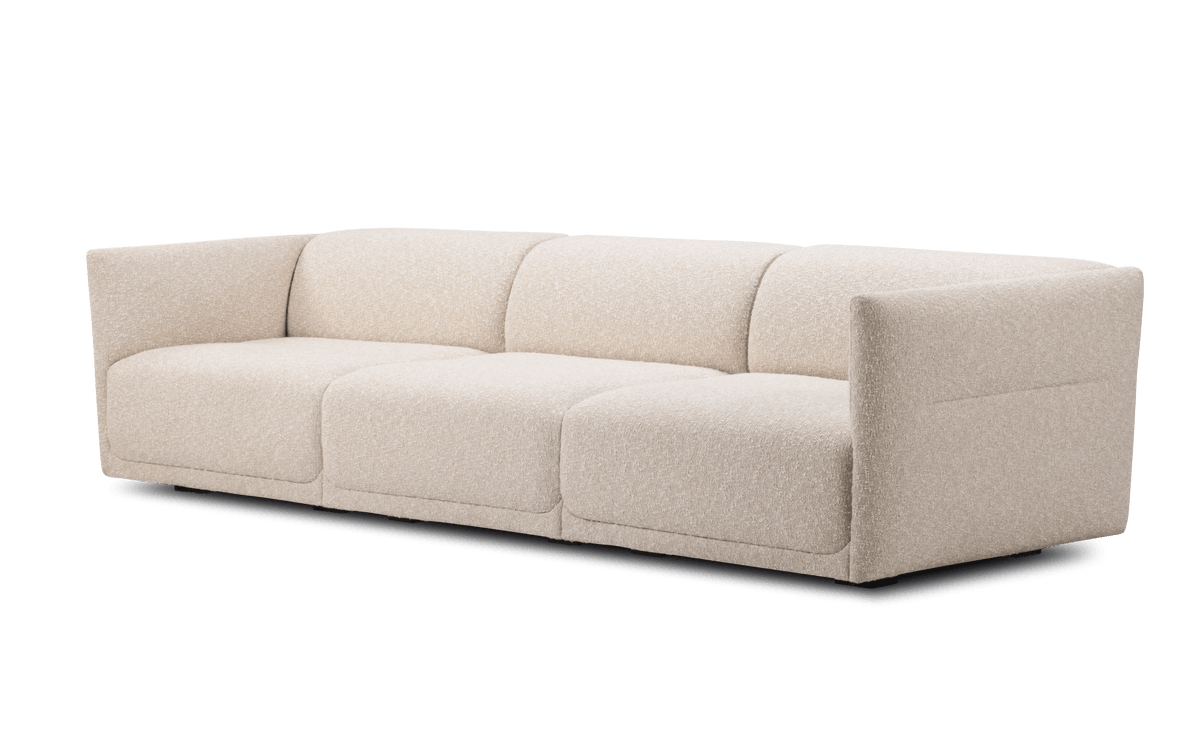 Fredericia Nami Sofa konfigurasjon B, 288 × 98 cm. Velg tekstil