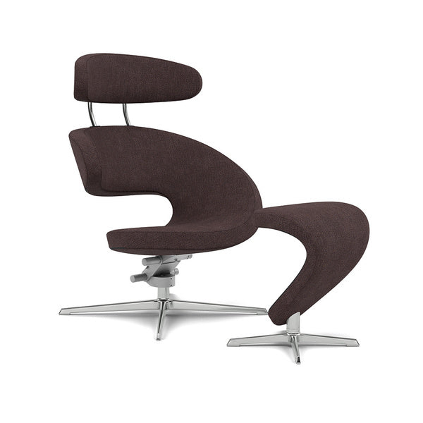 Varier Peel™ loungestol med fotskammel i Technicolour