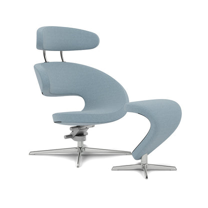 Varier Peel™ loungestol med fotskammel i Capture