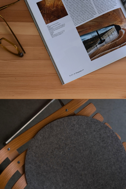 Fjordfiesta Scandia Cushion Wool setepute i ullfilt. Velg farge