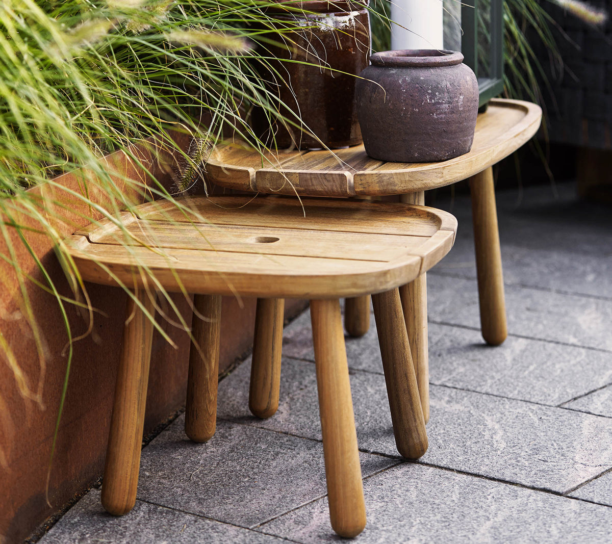 Cane-line Royal sofabord kvadratisk 44×44 cm, teak
