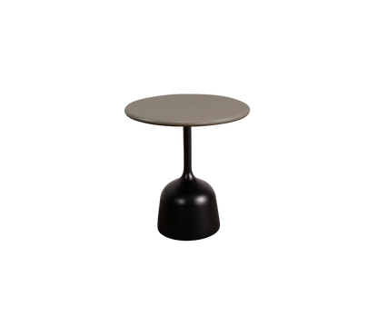 Cane-line Glaze sofabord liten – Lava grey, semi glossy aluminium / Taupe, semi glossy aluminium