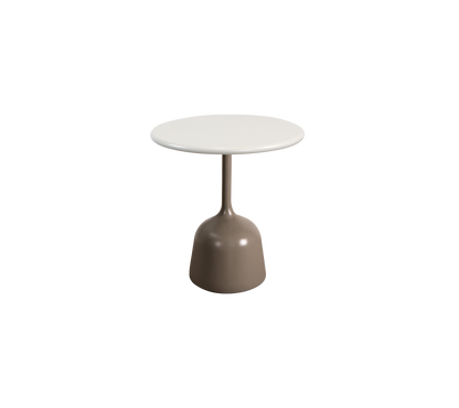 Cane-line Glaze sofabord liten – Taupe, semi glossy aluminium / Sand, semi glossy aluminium